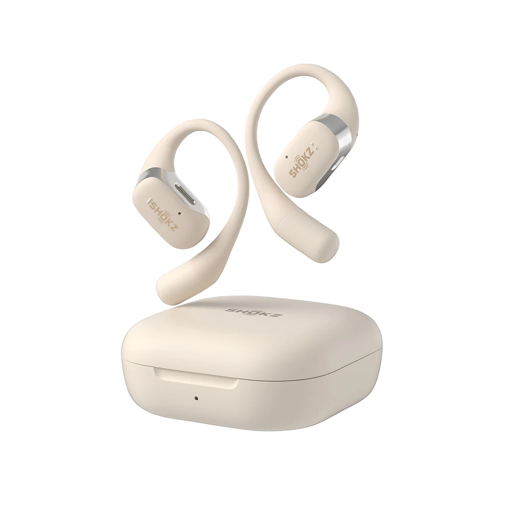 Shokz OpenFit Wireless Bluetooth Headphones - T910bg (White)