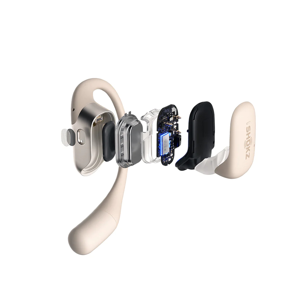 Shokz OpenFit Wireless Bluetooth Headphones - T910bg (White)