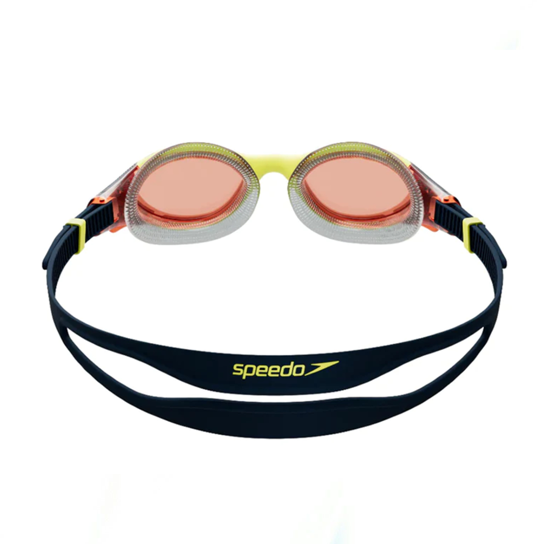 Speedo 8-00233214507 Biofuse 2.0 Swim Goggles (True Navy / Hyper Orange)