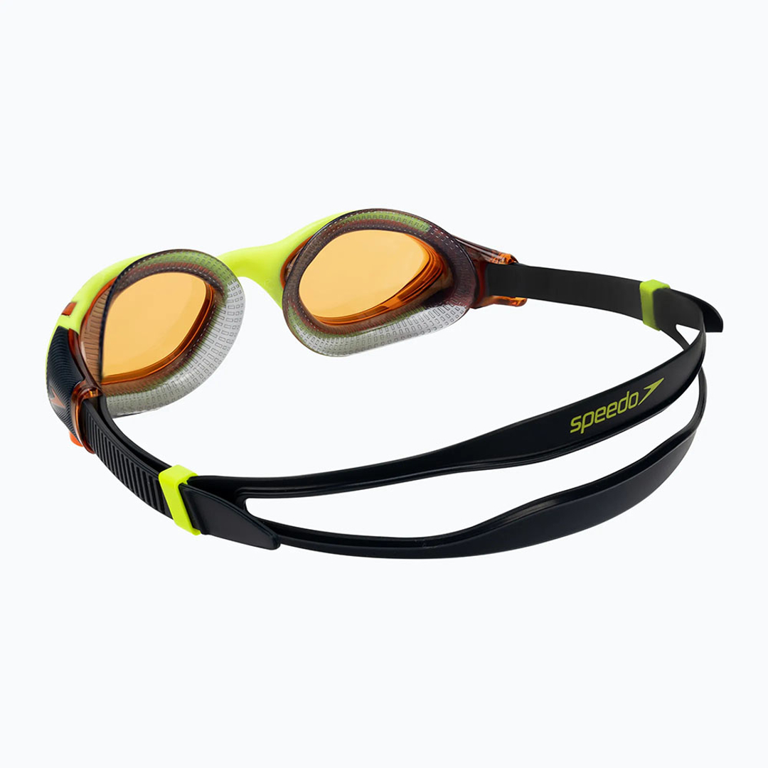 Speedo 8-00233214507 Biofuse 2.0 Swim Goggles (True Navy / Hyper Orange)