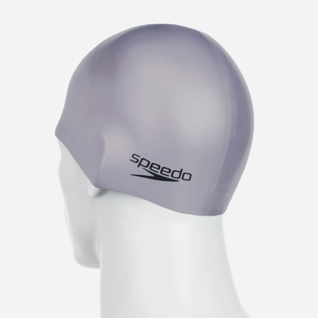 Speedo 0119772 Plain Molded Silicone Cap (Chrome)