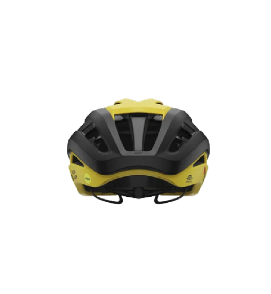 Giro Aries Migiro MIPS Spherical Road Cycling Helmet - Matte Black/Matte Yellow Visma (Small)