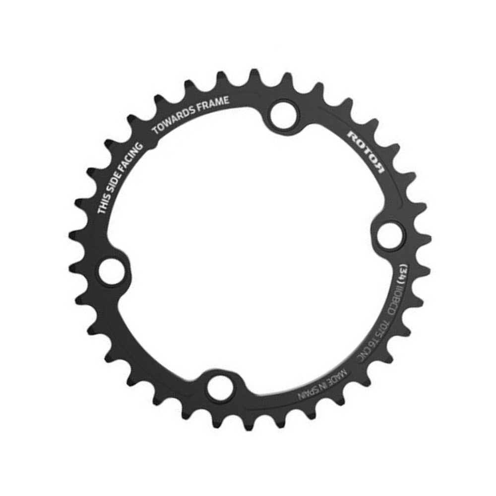 Rotor Round Rings AXS BCD110X4 R37T (50) (Black)