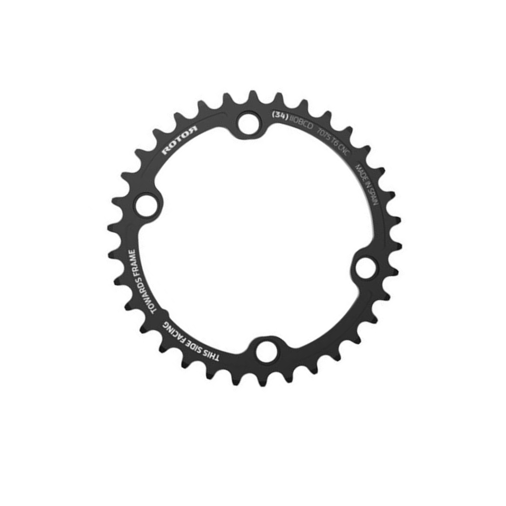 Rotor Round Rings AXS BCD110X4 R37T (50) (Black)