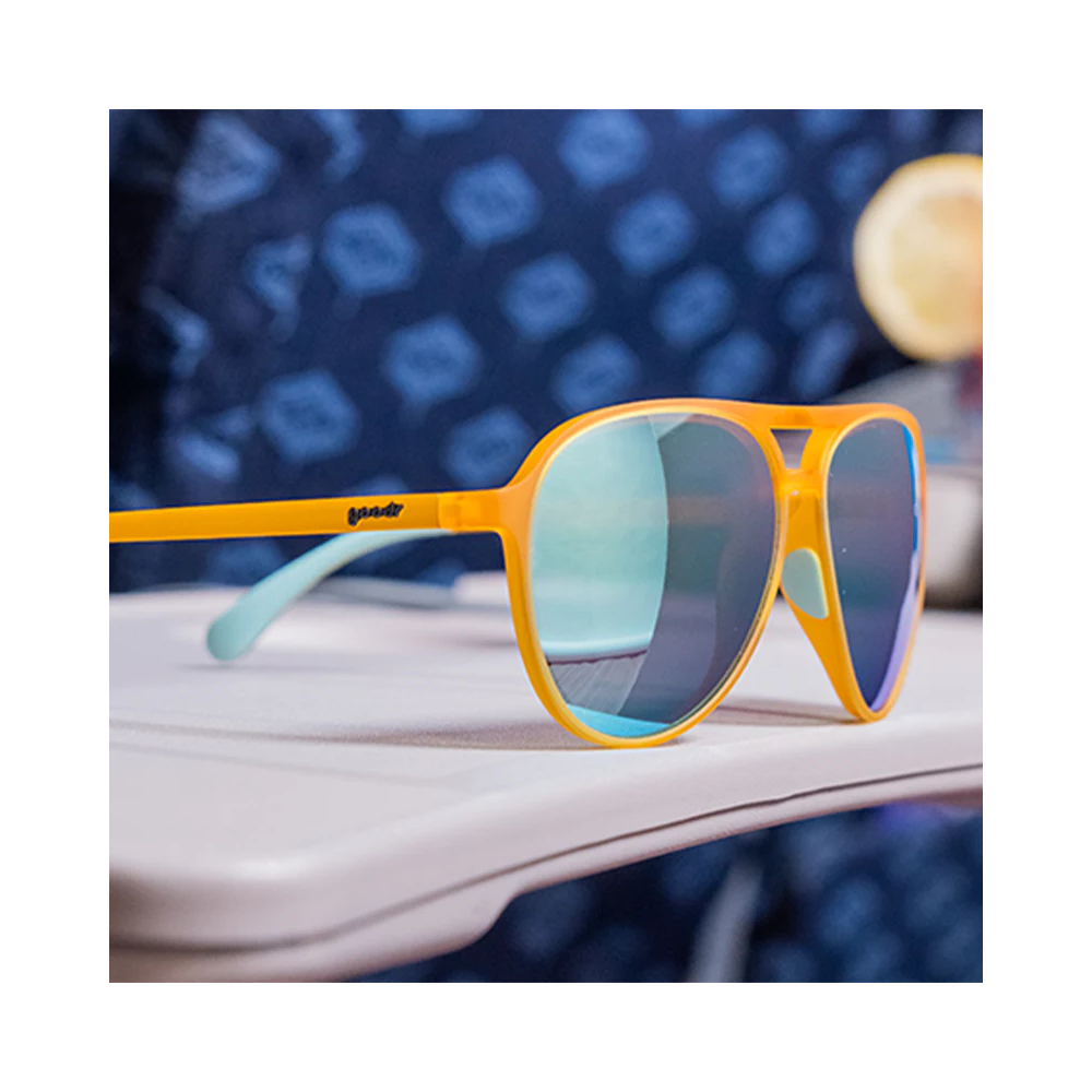 Goodr Cheesy Flight Attendant Sunglasses