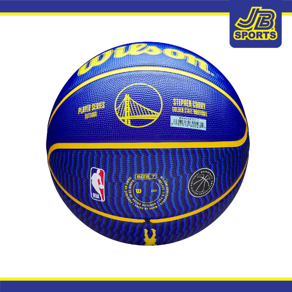 Wilson Stephen Curry NBA Player Icon Outdoor Basketball (WZ4006101XB)