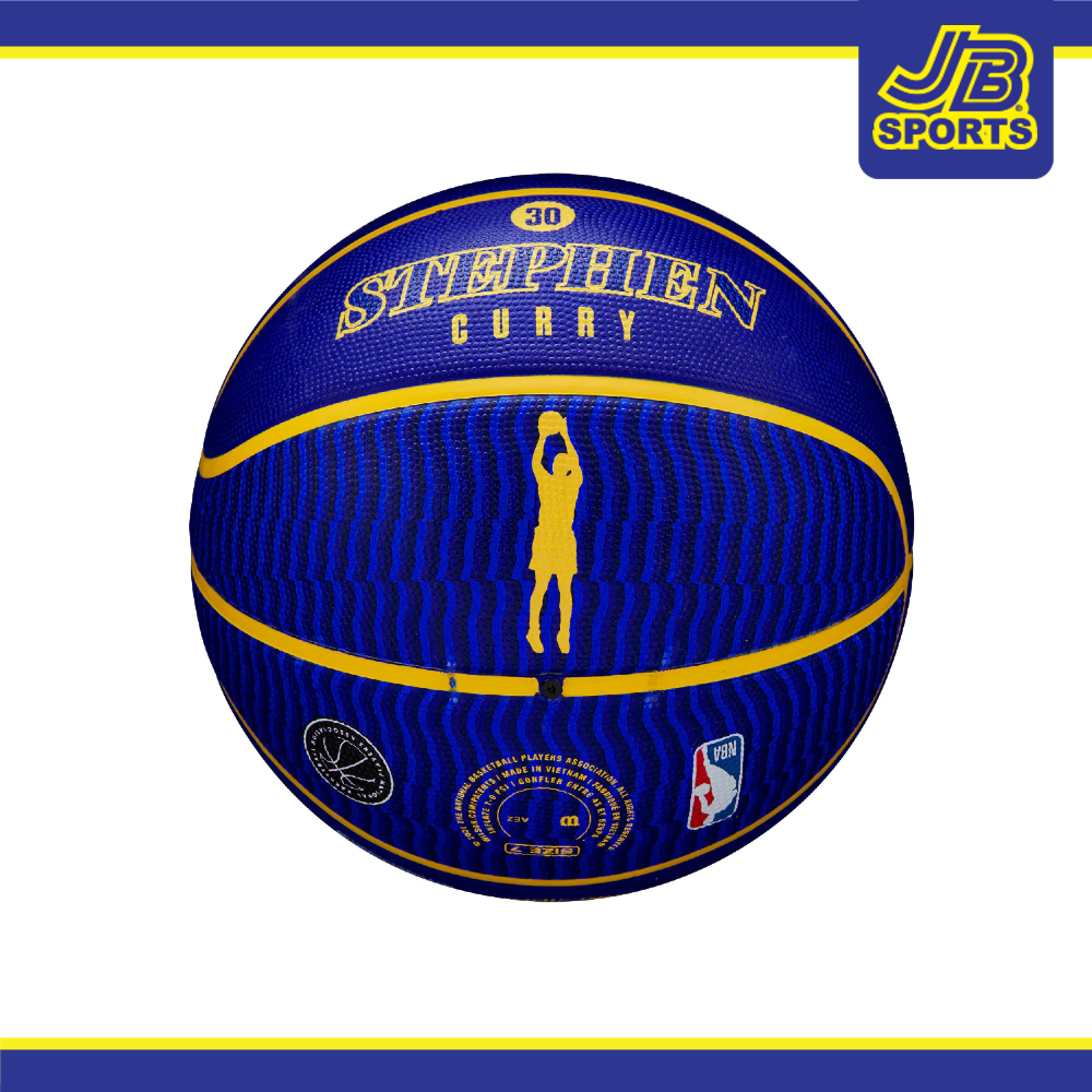 Wilson Stephen Curry NBA Player Icon Outdoor Basketball (WZ4006101XB)