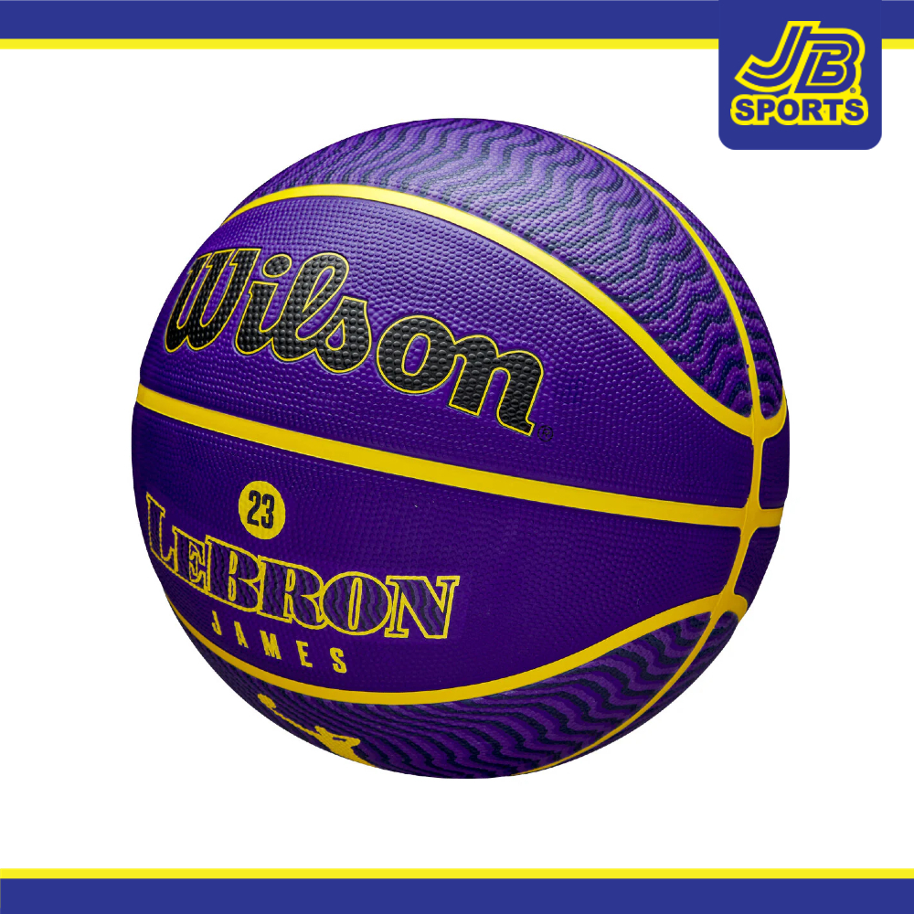 Wilson NBA Player Icon LeBron James Outdoor Basketball (WZ4027601XB)