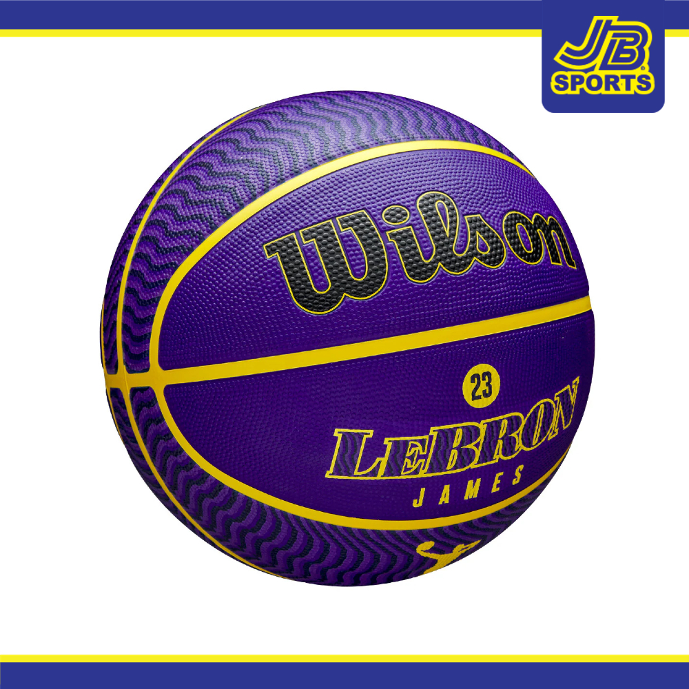 Wilson NBA Player Icon LeBron James Outdoor Basketball (WZ4027601XB)