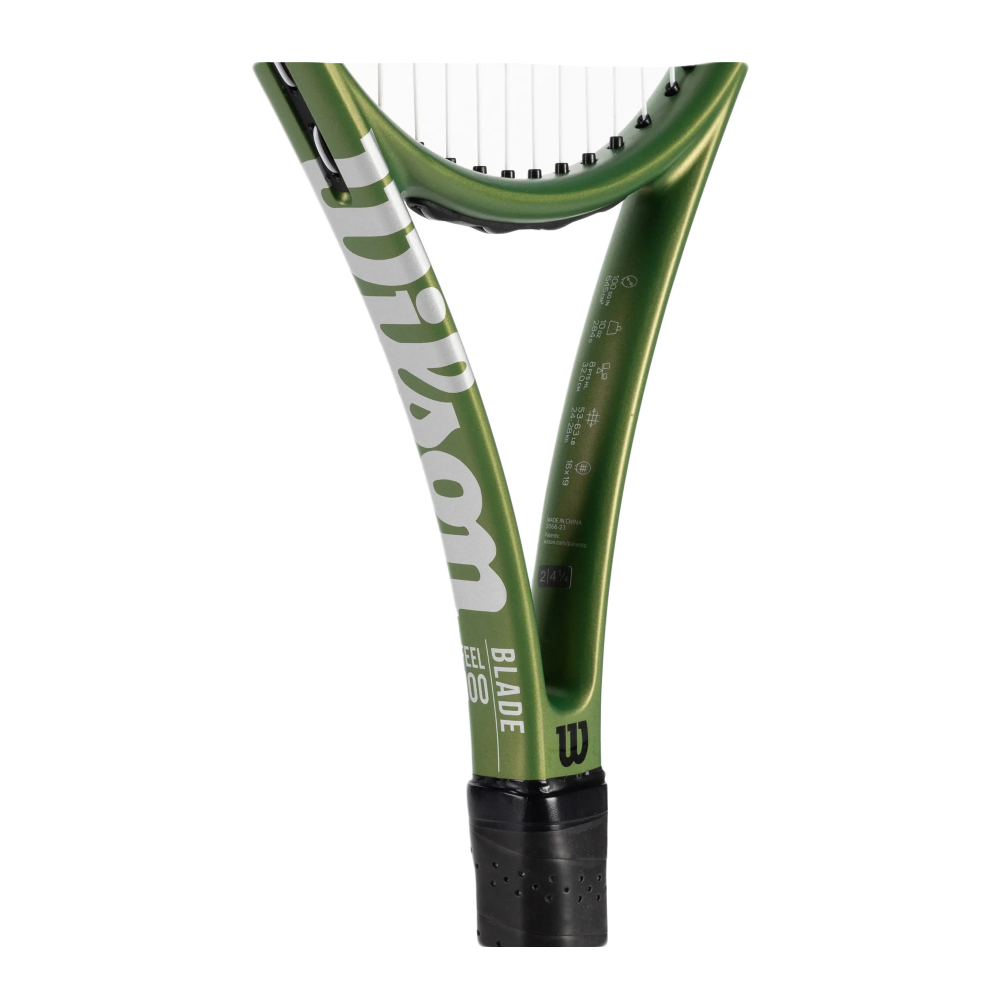 Wilson Blade Feel 100 Tennis Racket - Green (Grip Size 2)