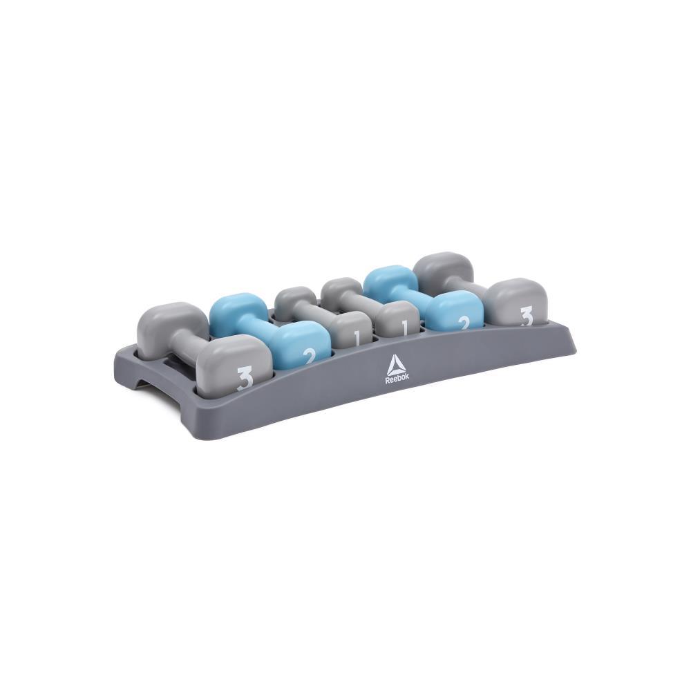 Reebok RAWT-11156 Dumbbell Set with Case (Grey)