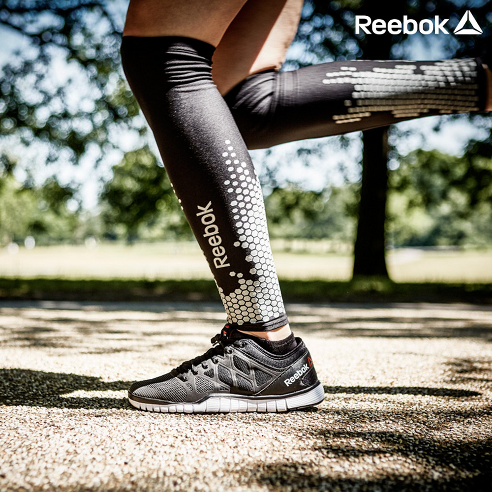 Reebok RRSL-10212 Compression Calf Knee Sleeve (Small)