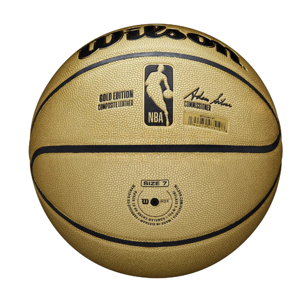 Wilson NBA Gold Edition Basketball (WZ4028801XB7) - Size 7