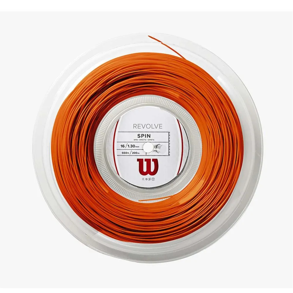 Wilson Revolve 16G Tennis String - Orange (WRZ946200)