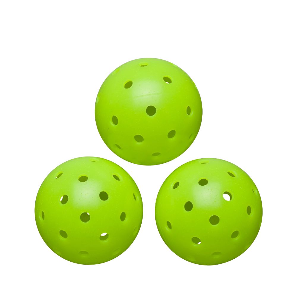 Wilson Max 40 Outdoor Pickleball 3 Pack - Green (WR8909201001)