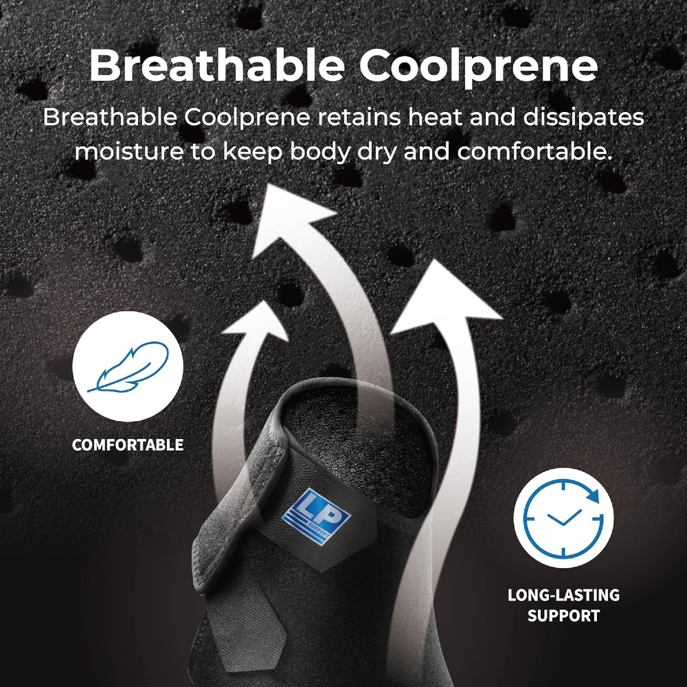 LP Support Ankle Support LP-768CN with Rear Adjustable Strap (Small)