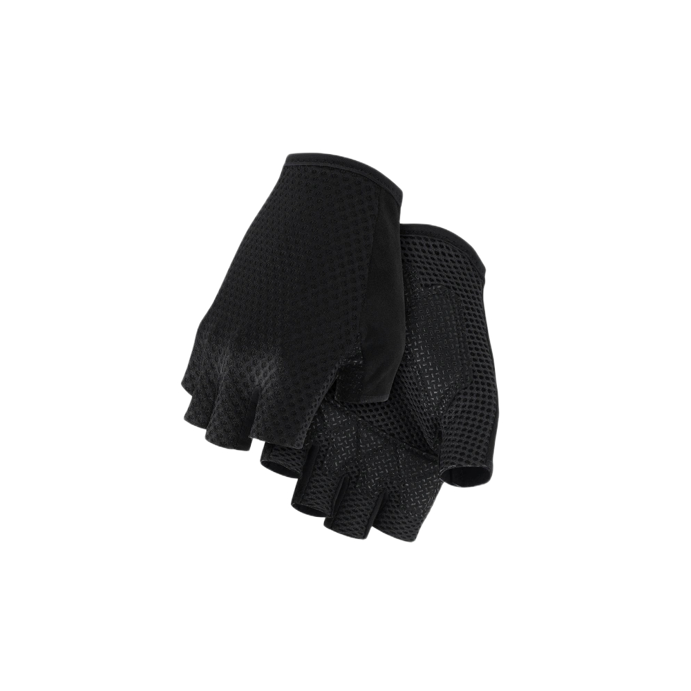 ASSOS P13.50.551.18.M Endurance S11 Cycling Gloves (Half Finger) – Black (M)