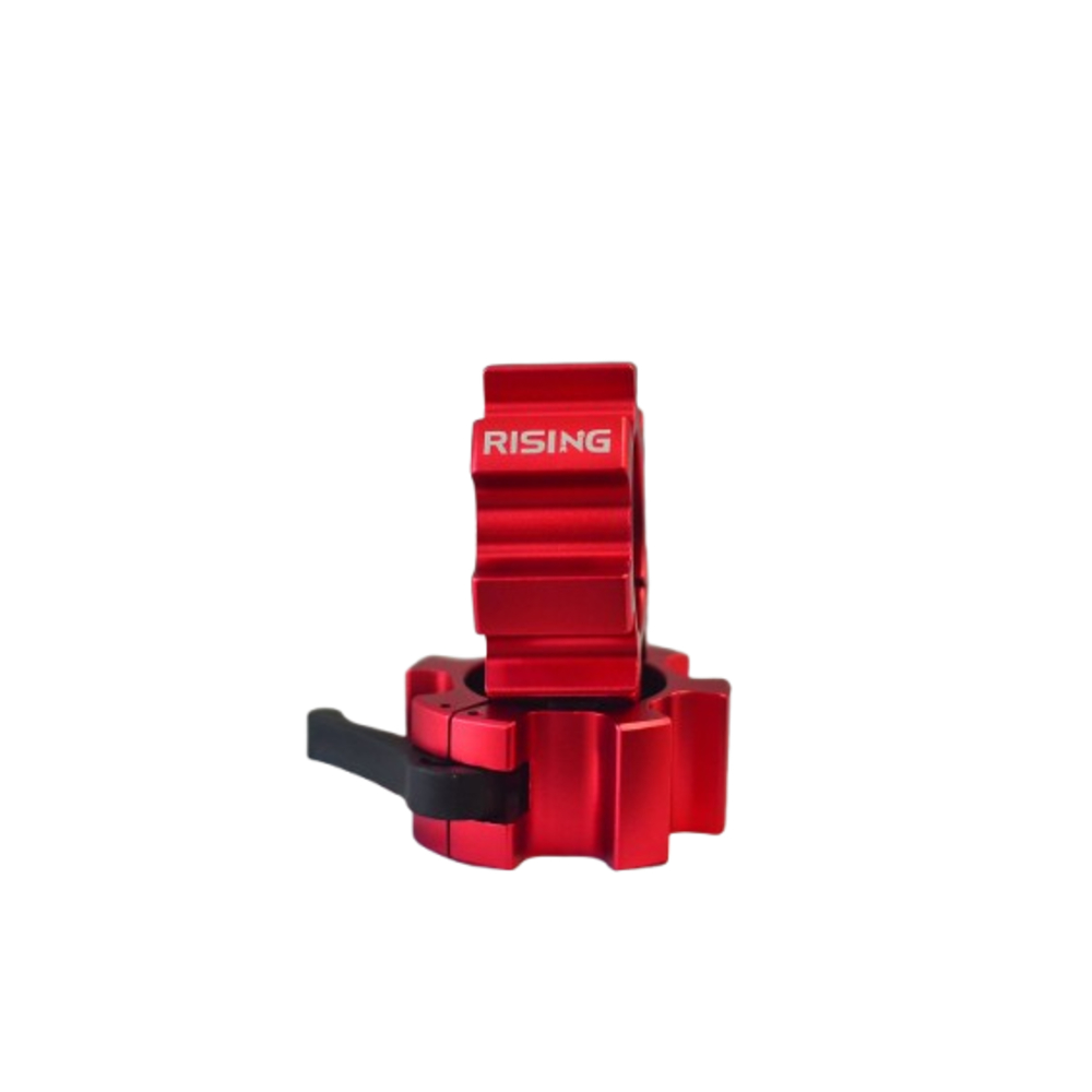 Rising CL001 Olympic Clip Collar Quick-Lock Barbell Collar for 2-inch Olympic Bars (Pair)