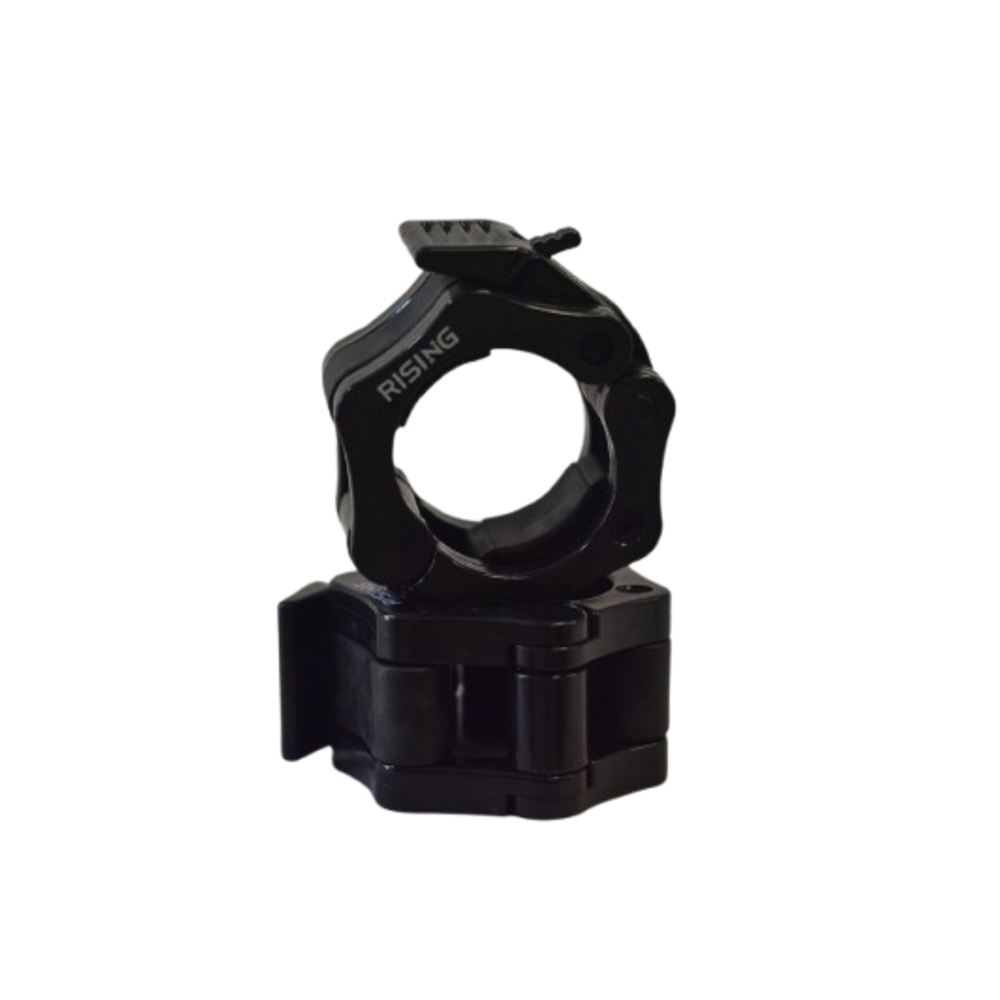Rising CL009 Olympic Clip Collar Quick-Lock Barbell Collar for 2-inch Olympic Bars (Pair)