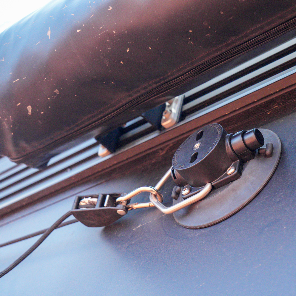 SeaSucker 4.5-inch Vacuum Mount w/ Flat-Top Stainless Steel D-Ring (Model: VM1013B)