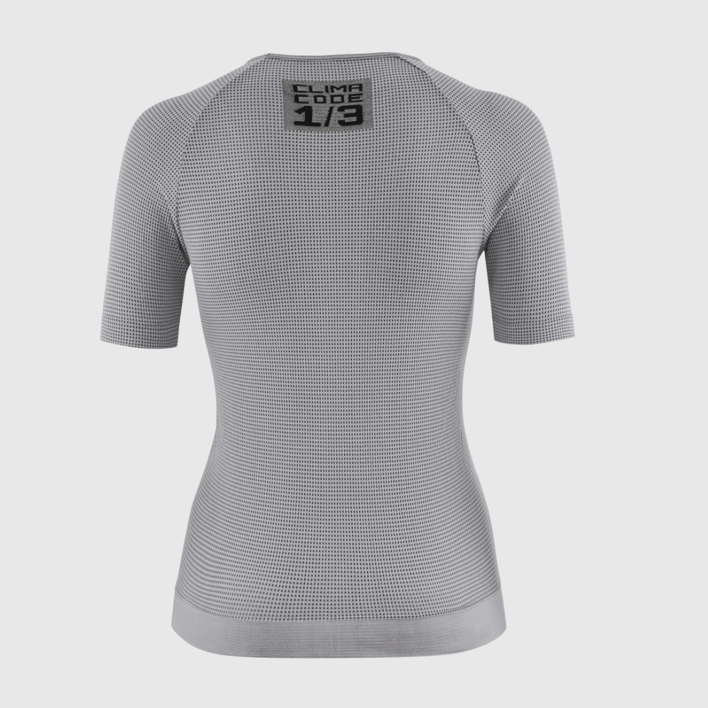 ASSOS P12.40.469.1O.O Women’s Summer SS Skin Layer P1 - Grey Series (Size 0)