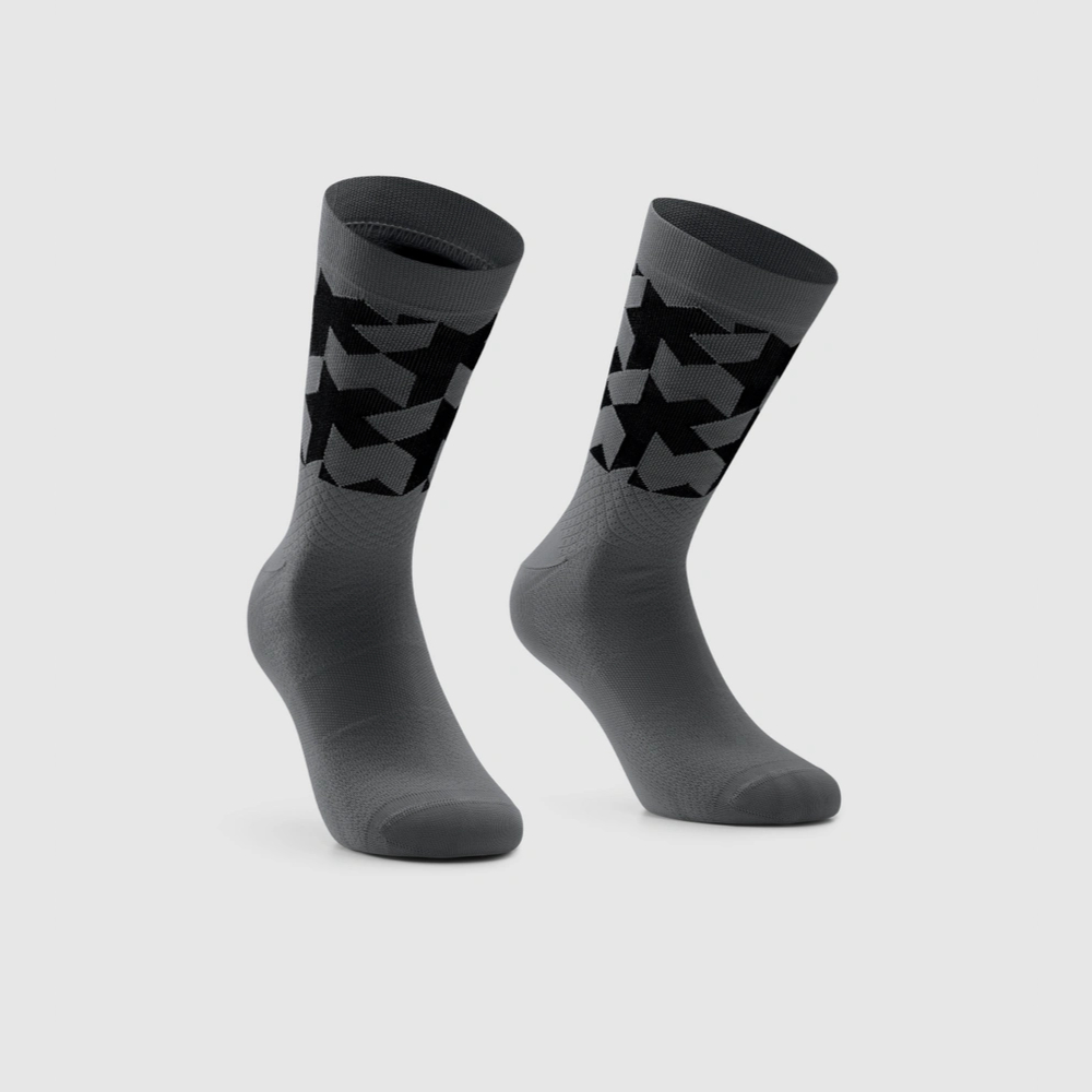 ASSOS P13.60.695.70.0 Monogram Socks EVO - Torpedo Grey