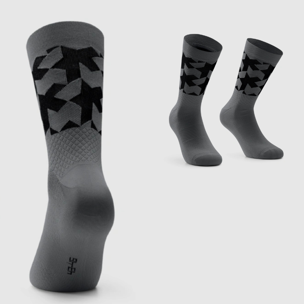 ASSOS P13.60.695.70.0 Monogram Socks EVO - Torpedo Grey
