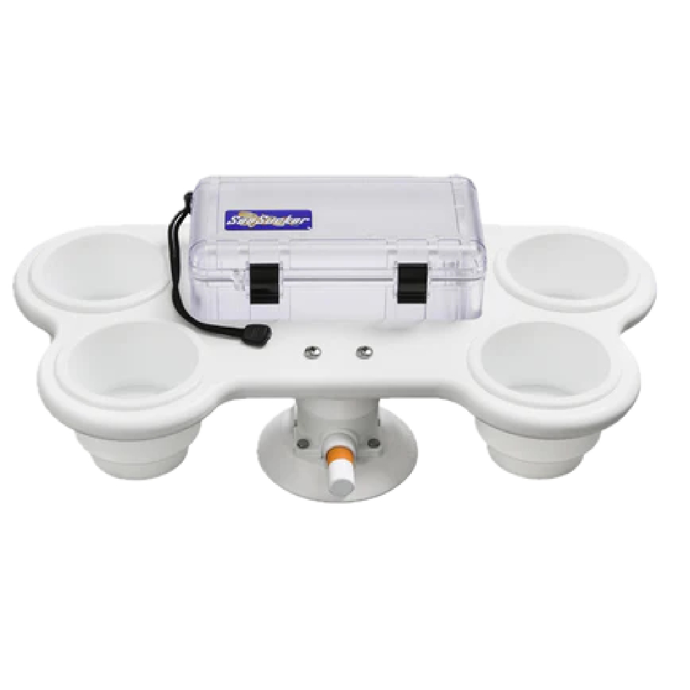 SeaSucker MC5326 4-Cup Holder with Large Dry Box