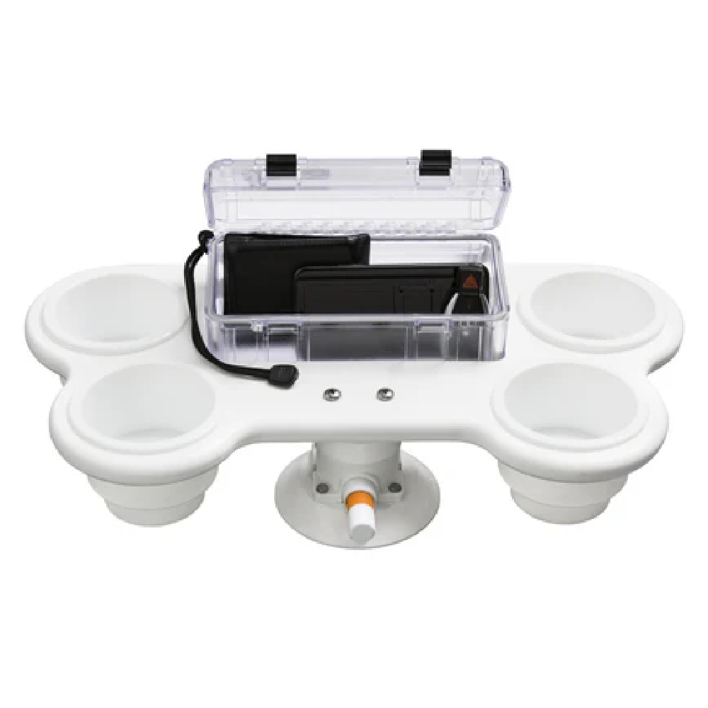 SeaSucker MC5326 4-Cup Holder with Large Dry Box