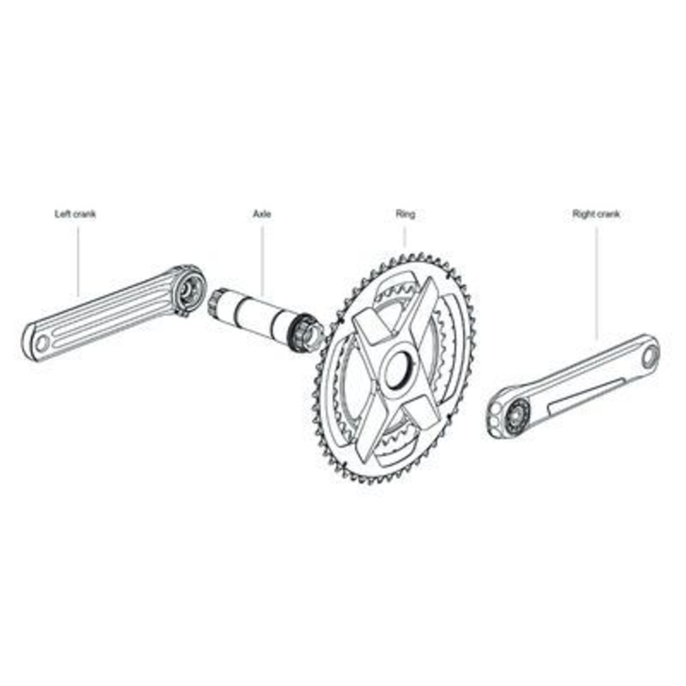 Rotor ALDHU Crank Arms - 170 mm (C02-102-19010-0)