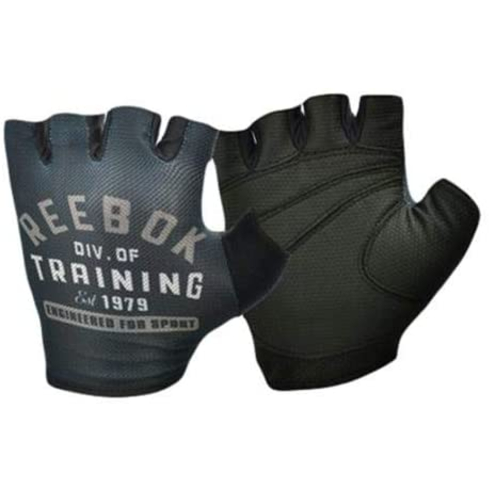 Reebok RAGB-11234DT Div of Training Fingerless Training Gloves (Small)