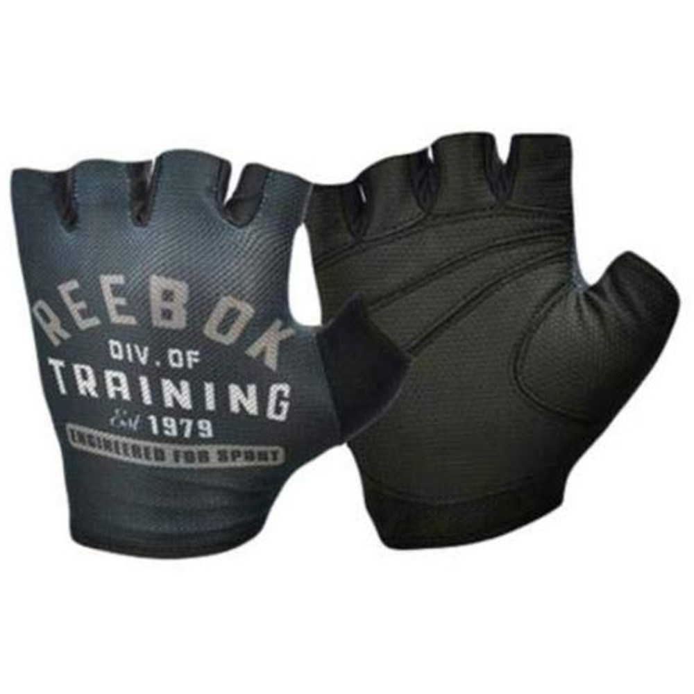 Reebok RAGB-11235DT Div of Training Fingerless Training Gloves (Medium)