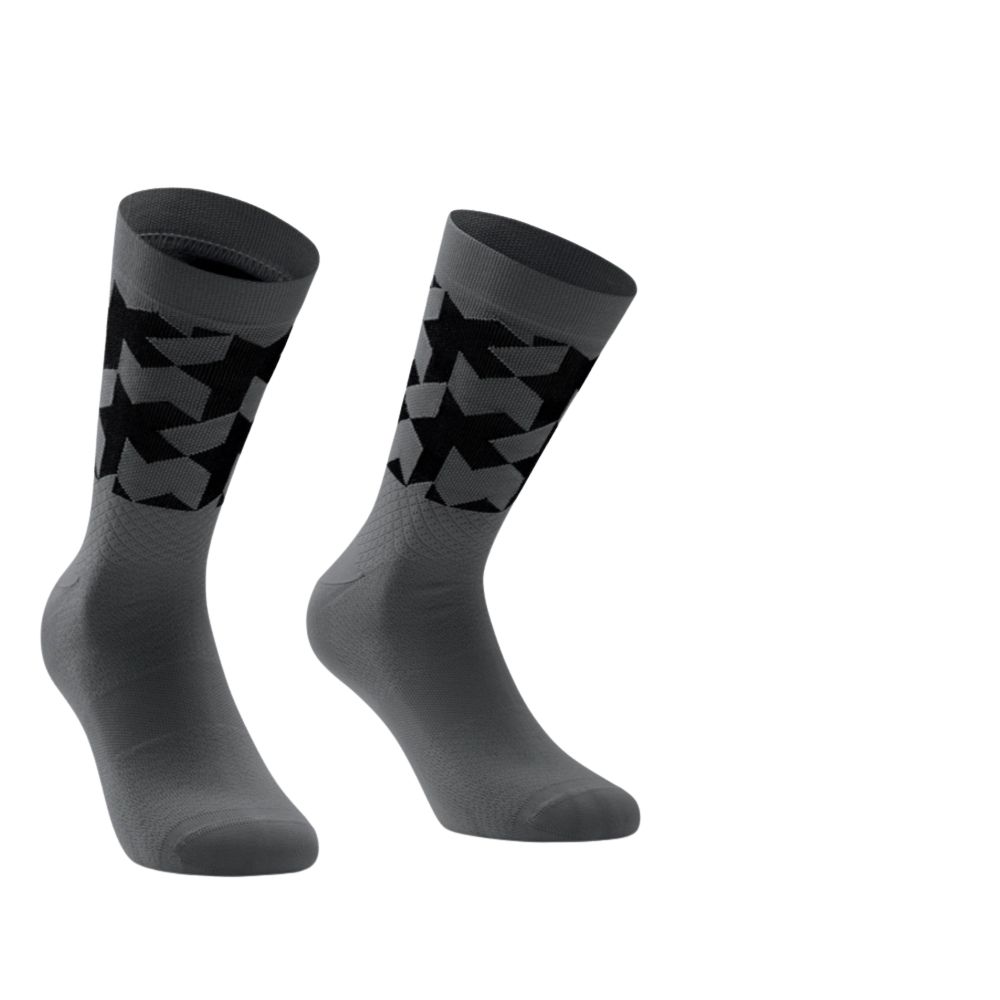 ASSOS P13.60.695.70.0 Monogram Socks EVO - Torpedo Grey