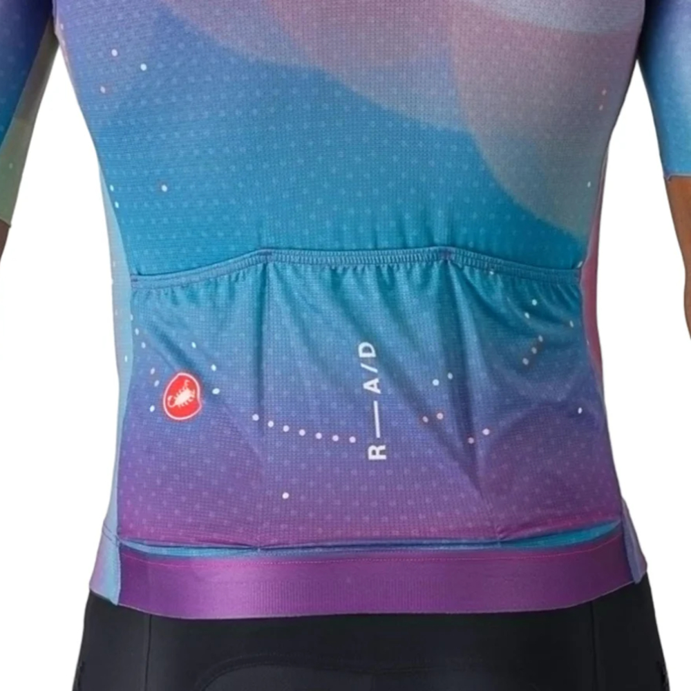 Castelli 4524017-990 R-A/D Jersey - Multicolor Purple (MLT.PRPL) (XXL)