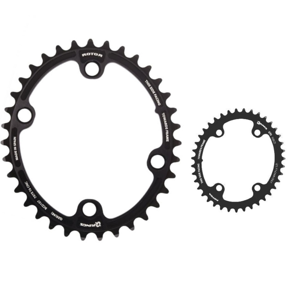 Rotor C01-046-26010-0 Q-Rings AXS BCD107×4 - Q35T (Oval Chainring)