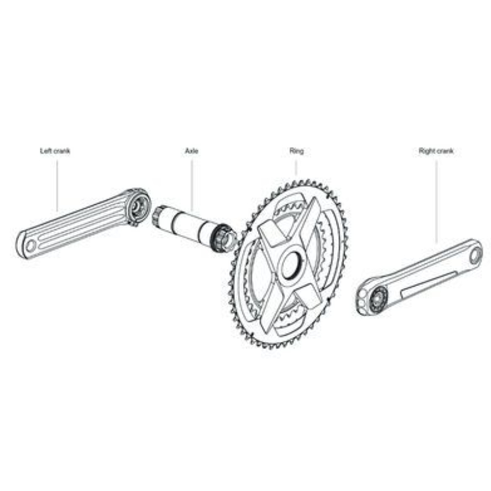 Rotor C02-117-13010-0 ALDHU Carbon Crank Arms (155 mm)