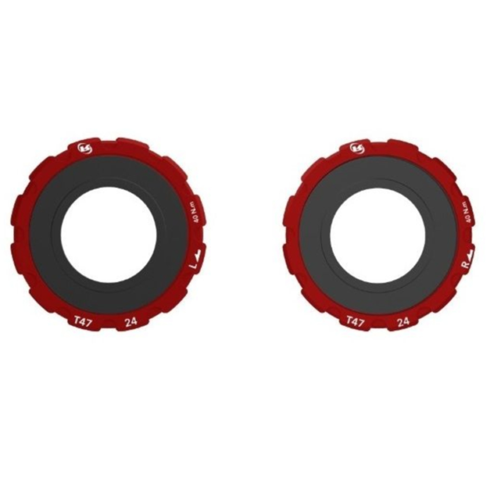 Rotor C04-035-03010-1 T4724 Internal Bottom Bracket - Ceramic / Red (24 mm)