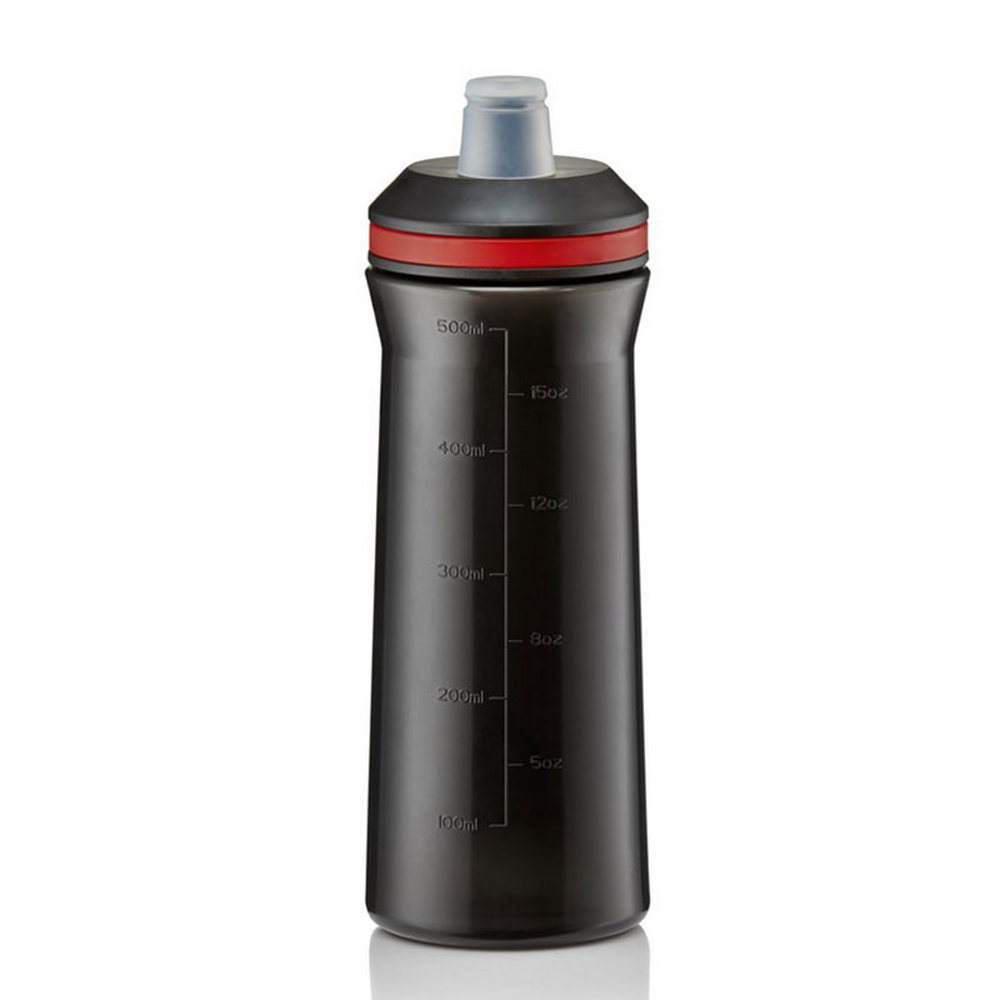 Reebok RABT-12003 500ml Sports Water Bottle (Black/Red)