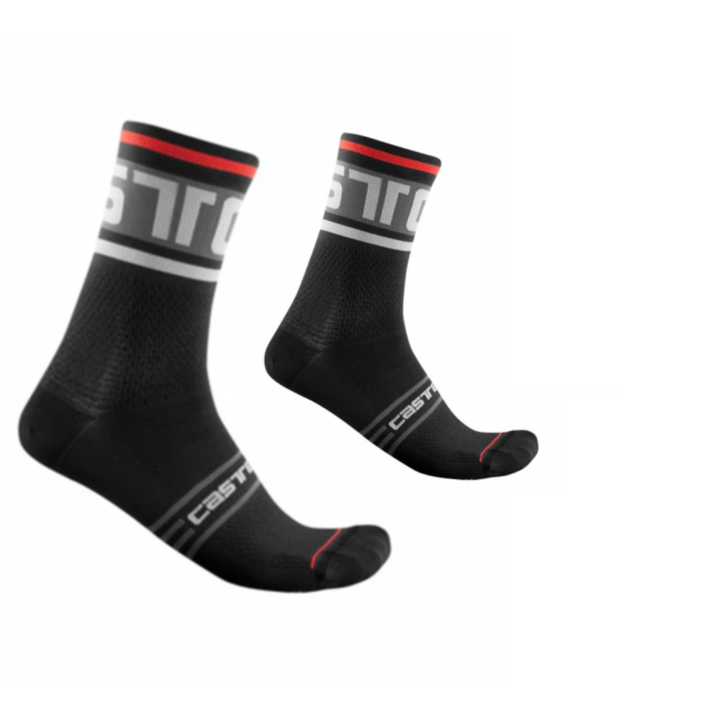 Castelli 4521028-010 Prologo 15 Cycling Socks - Black (S/M)