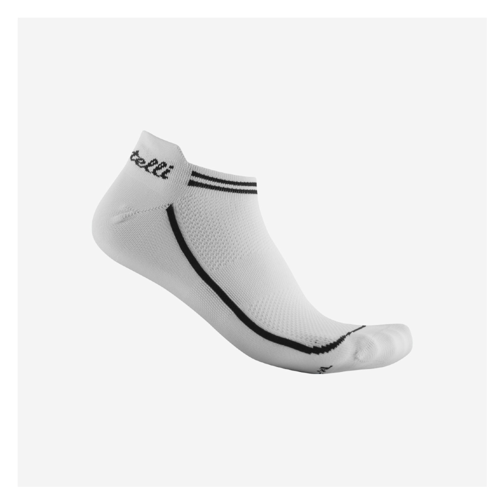 Castelli 4516062-001 Invisible Socks - White (S/M)