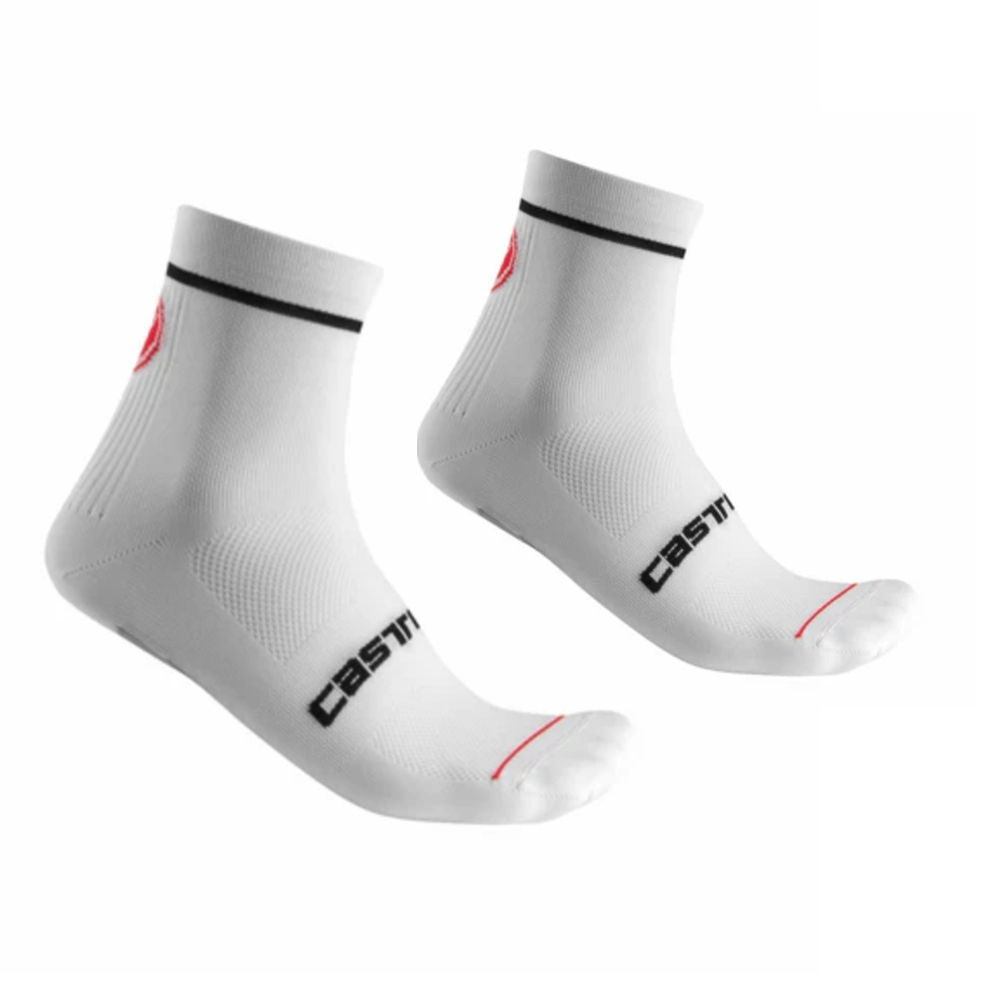 Castelli 4520044-001 Entrata 9 Socks - White (XXL)
