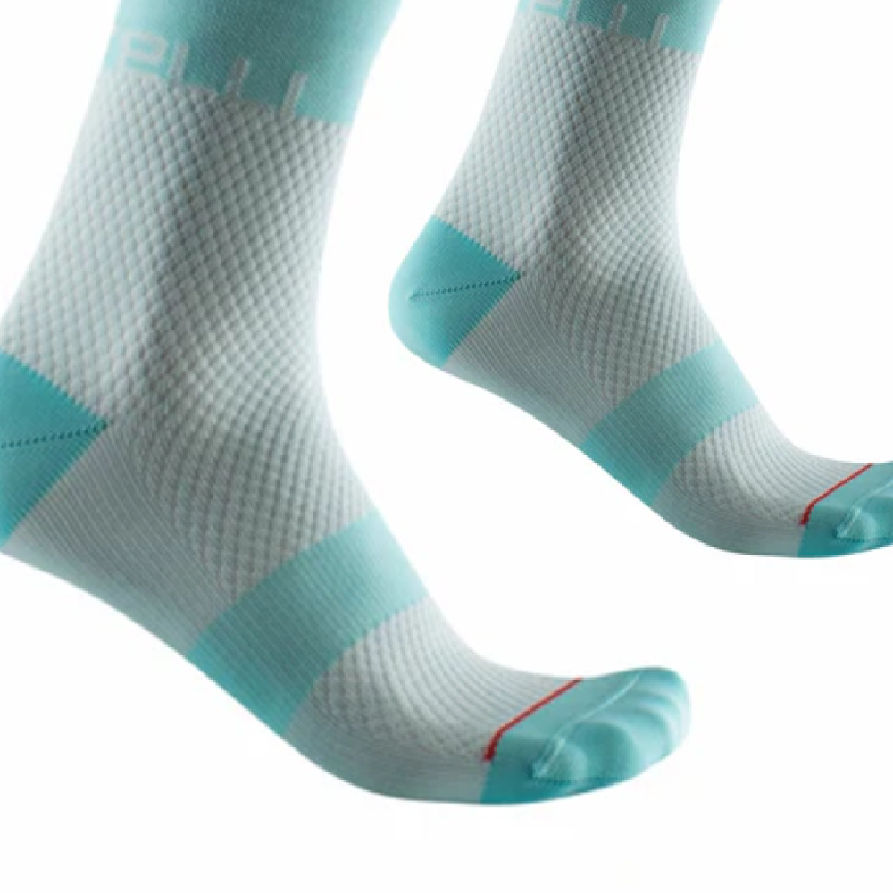 Castelli 4522069 472 Velocissima 12 Socks - Skylight / Light Aqua (L/XL)