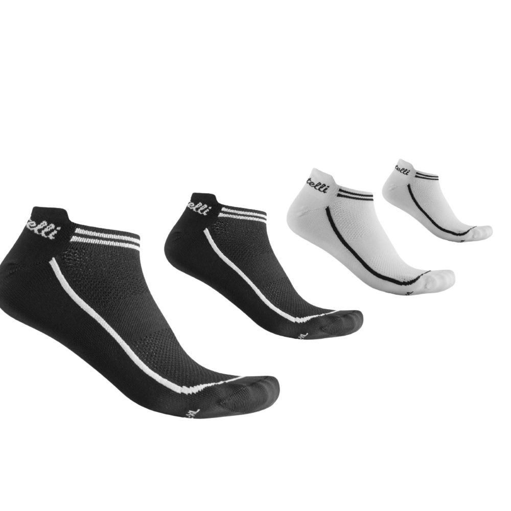 Castelli 4516062-001 Invisible Socks - White (S/M)