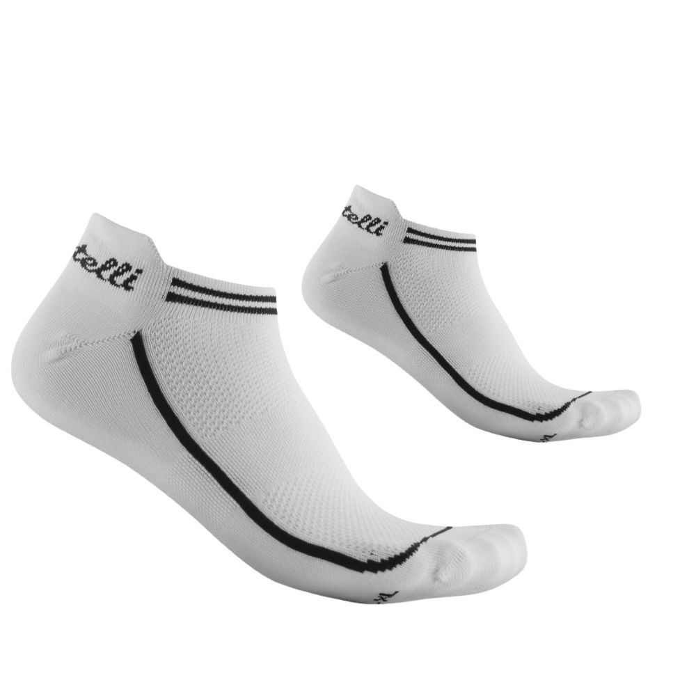 Castelli 4516062-001 Invisible Socks - White (L/X)