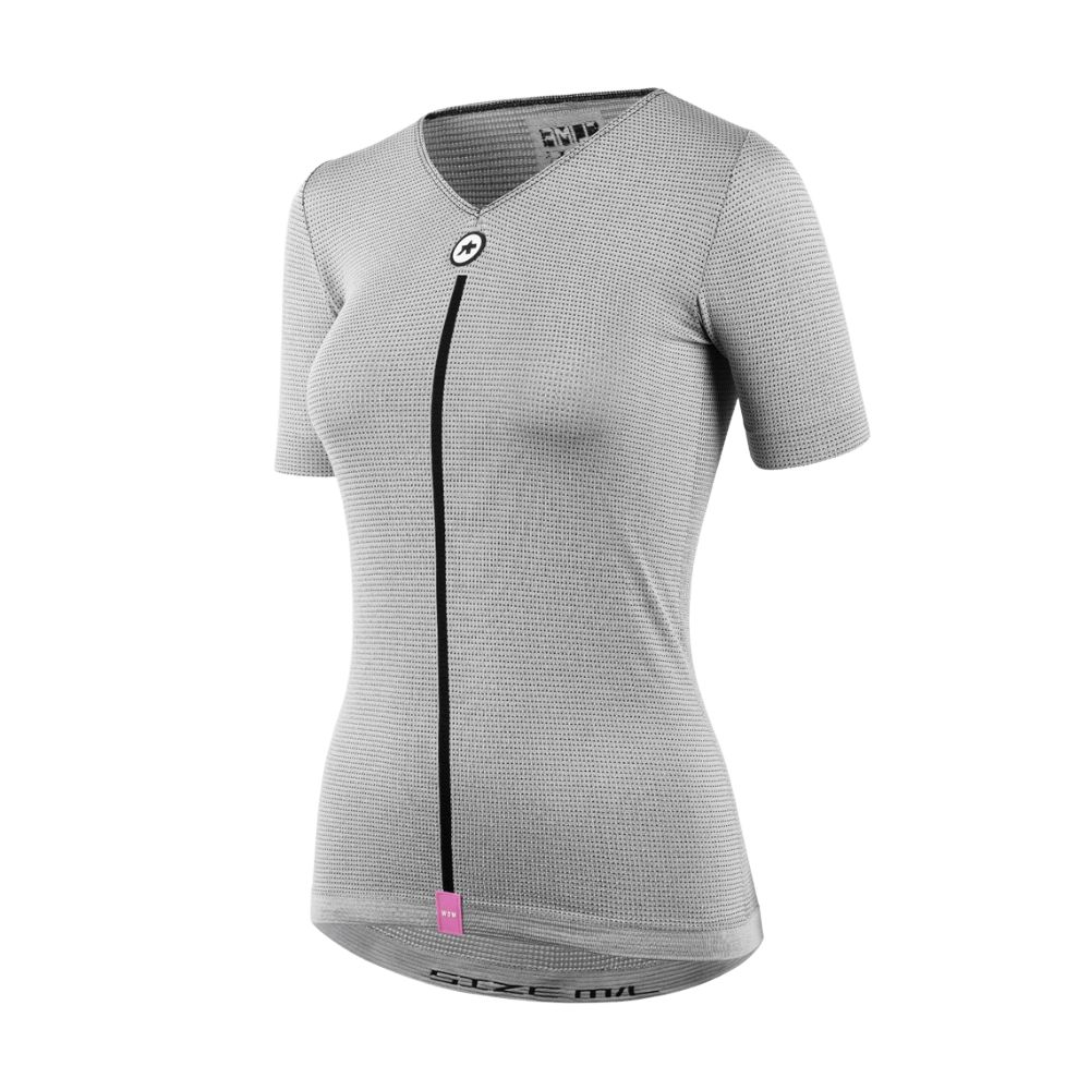 ASSOS 12.40.469.1O.II Women’s Summer SS Skin Layer P1 - Grey Series (Size II)
