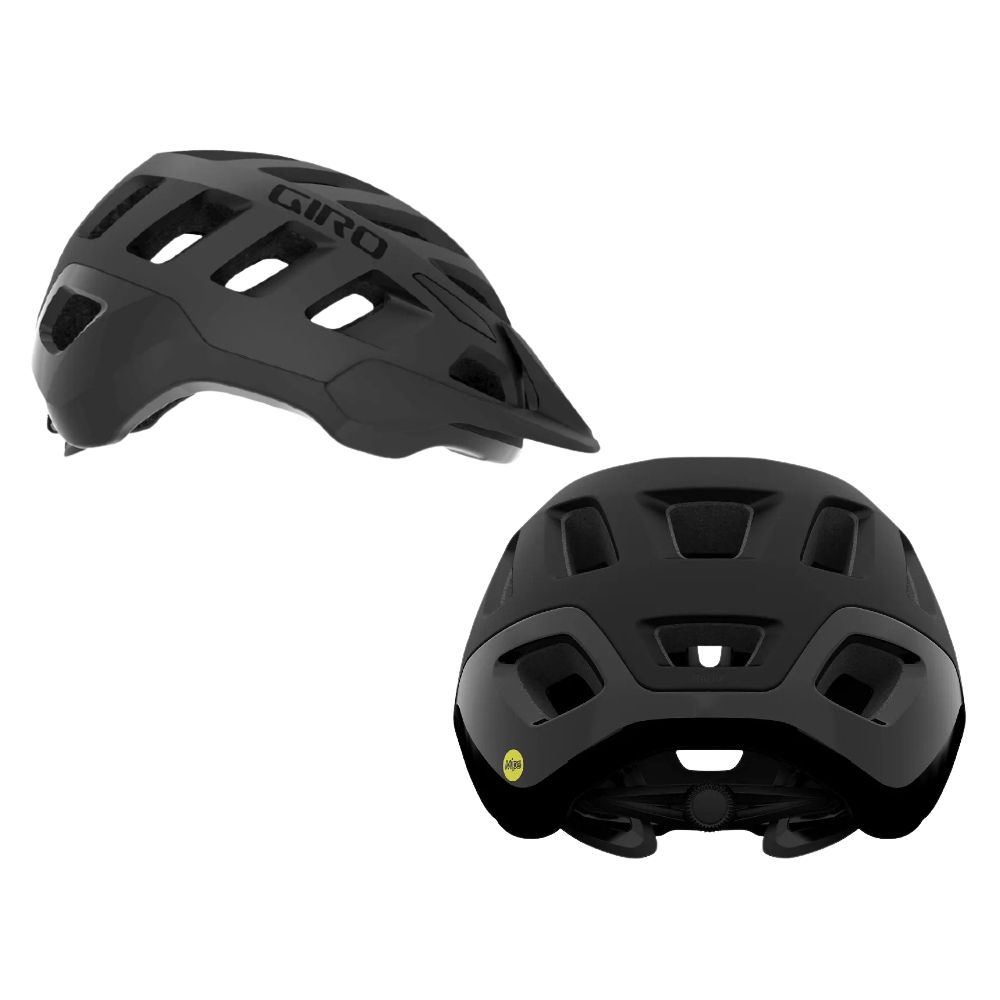 Giro Radix MIPS MTB Cycling Helmet - Matte Black (Medium) (Model: 7113323)