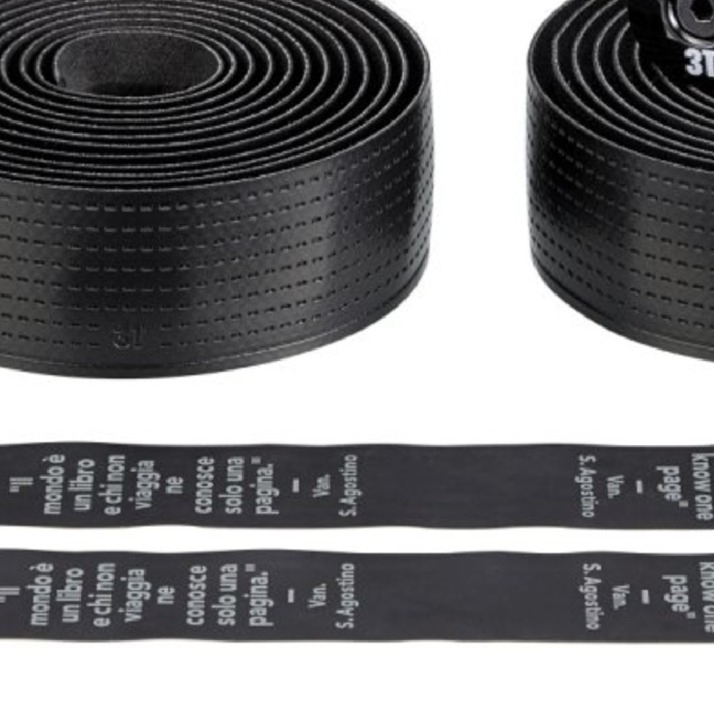 3T 8410ARAW91W Prendo Speed Handlebar Tape High-Grip Road Bike Bar Tape (Black)
