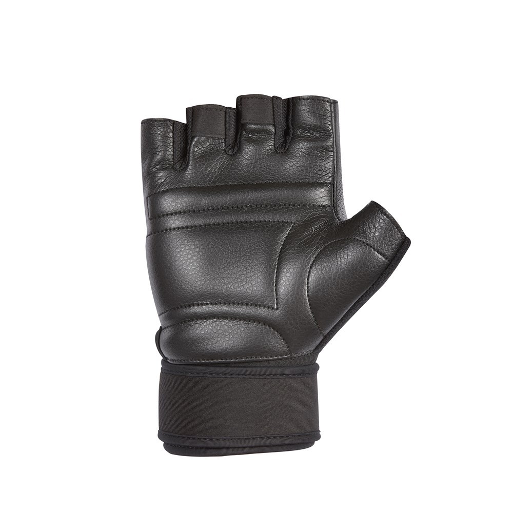 Reebok RAGB-15615 Lifting Gloves - Black/Red (Large)