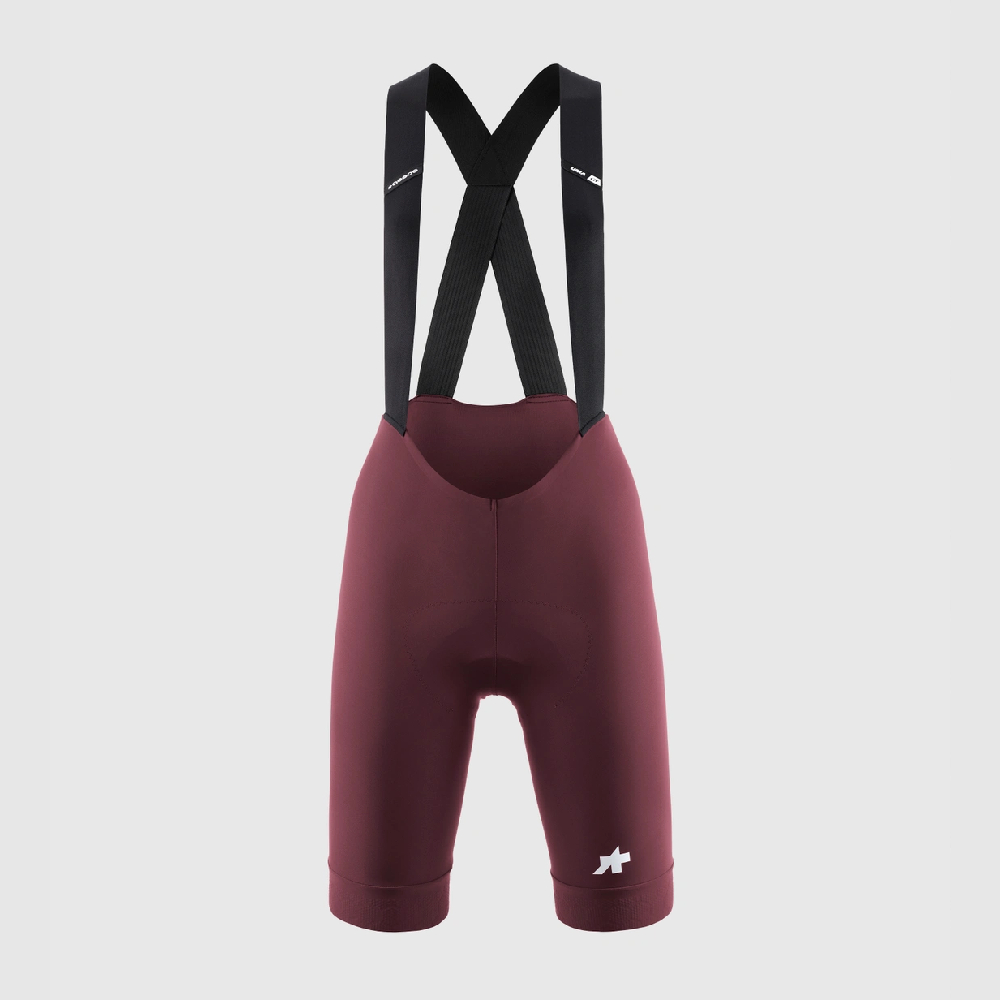 ASSOS 12.10.322.4U.XS UMA GT Bib Shorts S11 - Burgundy Red (XS)