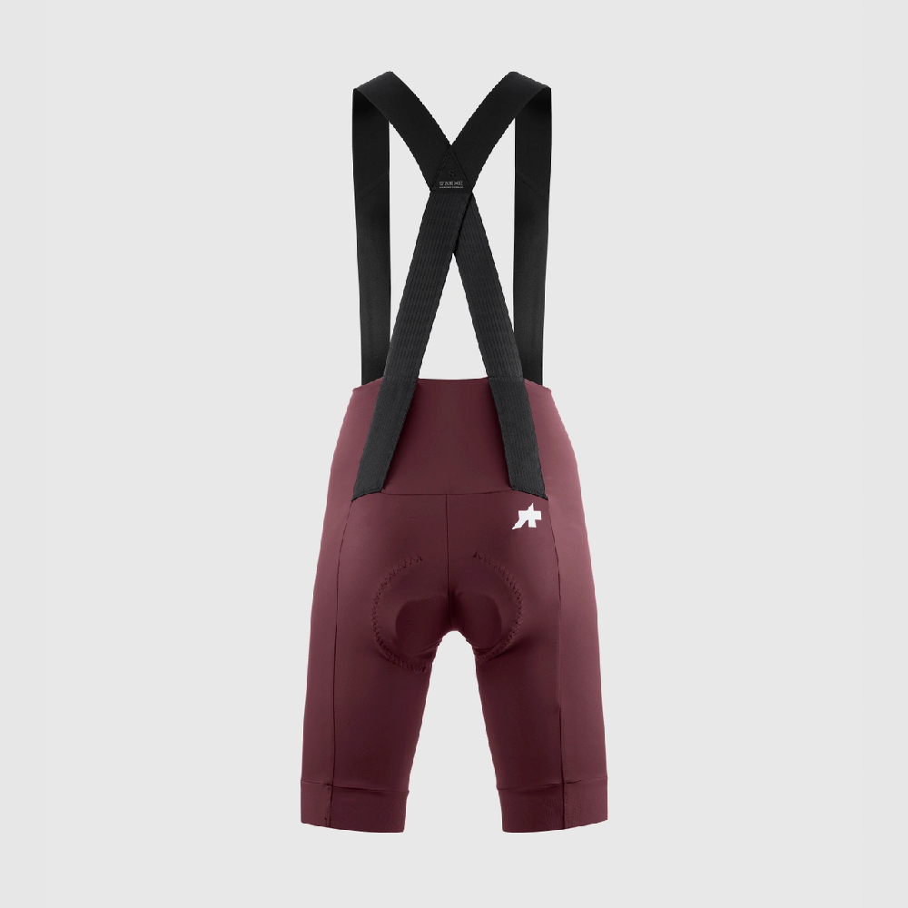 ASSOS 12.10.322.4U.XS UMA GT Bib Shorts S11 - Burgundy Red (XS)